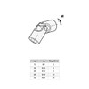 Ganter Normelemente Universal Joints, Shaft Coupling - GN 9080-13-B8-EG |