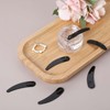 Hariendny 100 PCS Cosmetic Spatulas, Black Mini Spatula for Cosmetics,