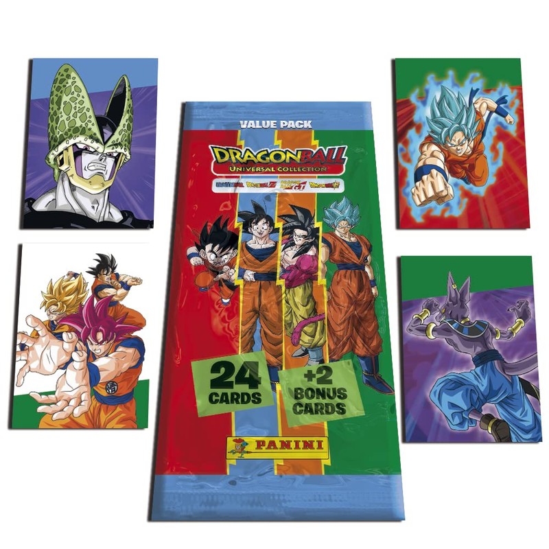 Panini Dragon Ball Universal Collection Trading Cards 24 Cards +