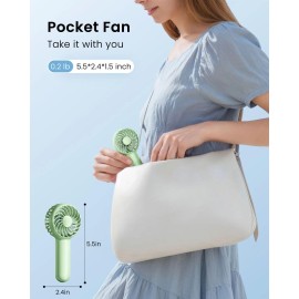 Gaiatop Mini Portable Handheld Fan, 3 Speed Powerful Battery Operated