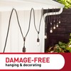 Command Outdoor Light Clips, 20 Clear Clips and 24 Command