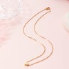 Gold Initial A Heart Necklace Dainty Letter Heart Choker Necklace