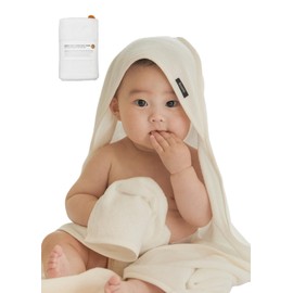 Konny EasyBath Newborn Towel, Bath Apron, Newborn, Bathing, Baby, One Operated Bath, Absorbent, Bamboo Material, Soft, Smooth, Bath Towel, Boys and Girls, Baby Shower Gift