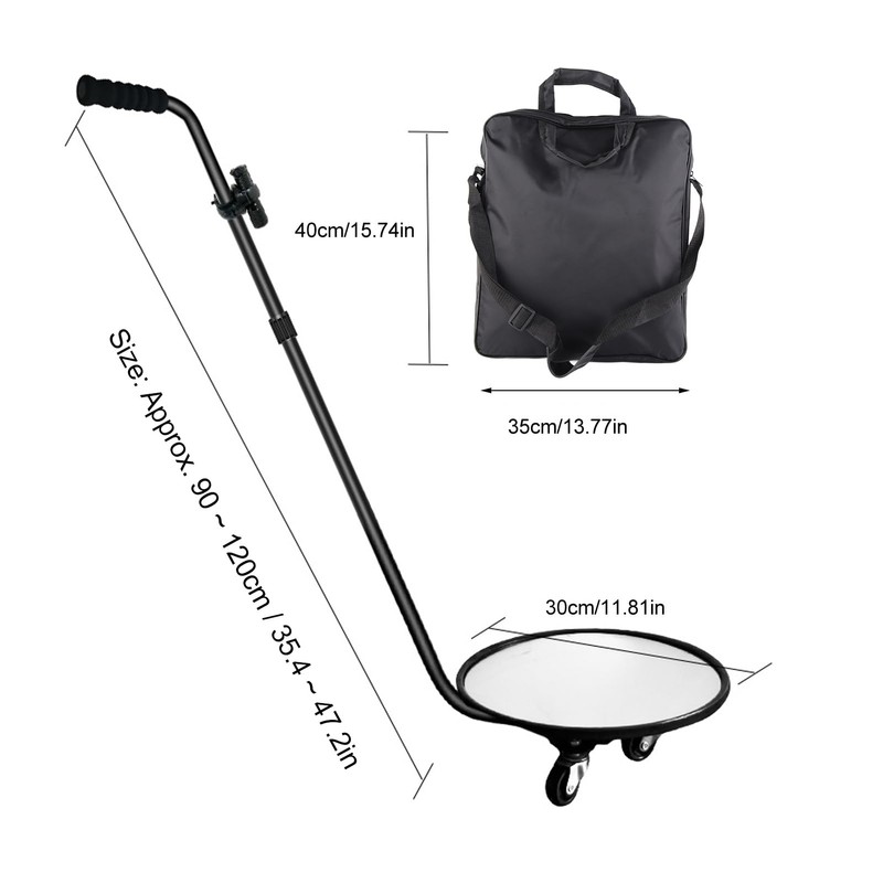 Under Vehicle Inspection Mirror with Light, Under Car Mirror 12