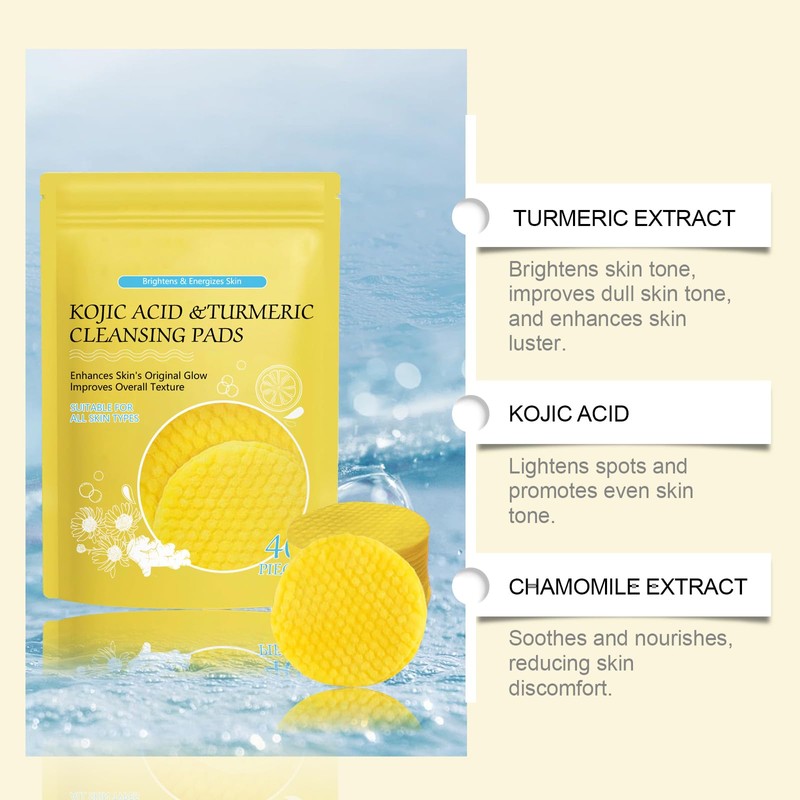Kojic Acid Turmeric Cleansing Pad