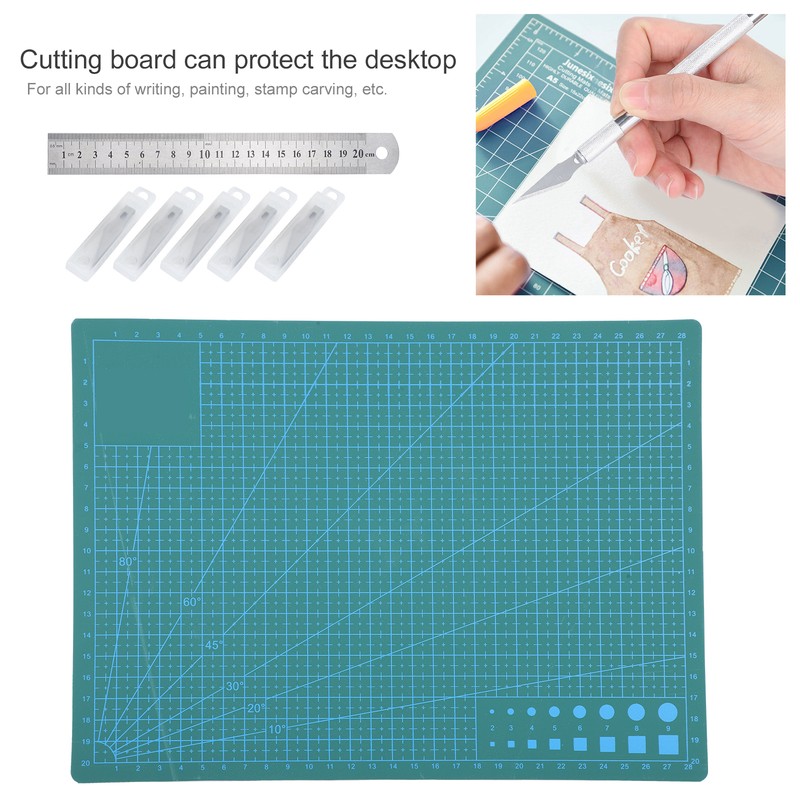 Cutting Mat A4 with Blade Model Cut Pad Craft Paper