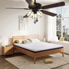 Dotlite Black Ceiling Fan Pull Chain, 2Pcs 12 Inches Decorative