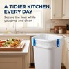 ​Plastic Kitchen Garbage Bin Clips, 10Pcs Anti-Slip Bag Holders for