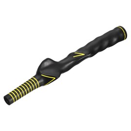 M METERXITY Golf Club Training Grips - Right-Handed Teach Practice Swing Non-Slip Aid Correction Apply to Golf/Trainer (Black Yellow)