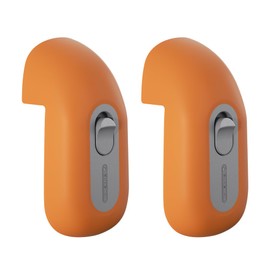 EUDEMON Child Proof Door Finger Pinch Guard, Baby Revolving Door Stopper, Door Latch Door guard, Easy to Install (Orange, 2 Pack)