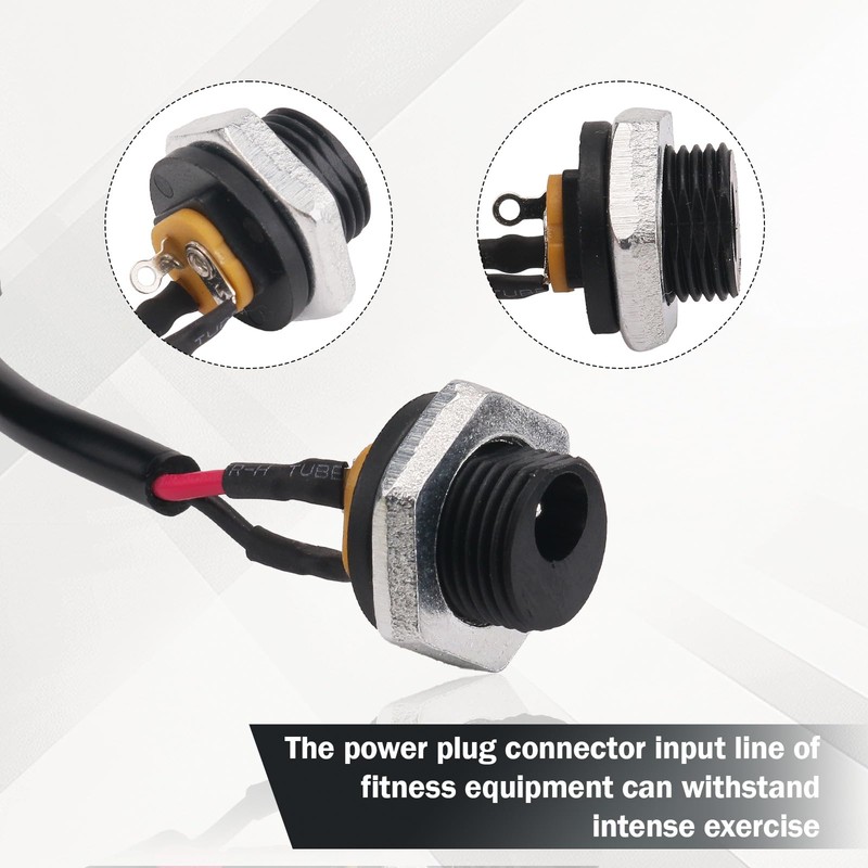 Replacement Exercise Bike Power Plug Connector for Peloton Exercise Bike,