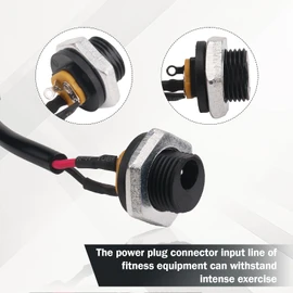 Replacement Exercise Bike Power Plug Connector for Peloton Exercise Bike, Power Plug Connector Input Cable Replacement Part (Not for Bike Plus)