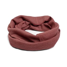 Engel Natural Tube Scarf 70% Wool 30% Silk for Men and Women, copper