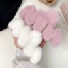 Extra Large Fluffy Wave Shaped Hair Clip (Pink)