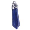 ISUI HP0263 Hexagon Pillar Double Sword Point Power Stone Pendant