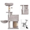 Gitelsnour Cat Tree, 41.3" Cat Tower, Indoor Cat Tree Tower