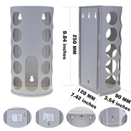 KozyGather Kitchen Sink & Closet Grocery Plastic Bag Holder & Dispenser, Wall-Mounted Space Saver