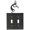 8 Inch Kokopelli Double Switch Cover