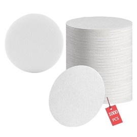 Espresso Paper Filter 58 mm for Portafilter 58 mm, Unbleached Round Coffee Filter Paper Puck Sieve Filter Coffee Filter Paper White (58.5 mm)