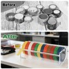 Acrylic Washi Tape Dispenser Washi Tape Organizer Sticker Roll Cutter,