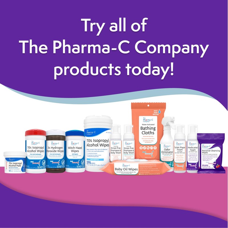 The Pharma-C Company Personal Cleansing Wipes [20 wipes] - Enriched
