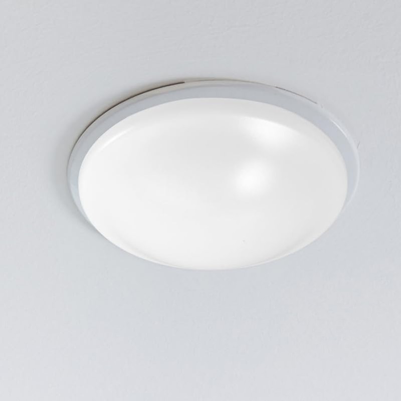 MUCKLILY 7.36In Round Twist-On Clip Ceiling Light Shade Covers, 2