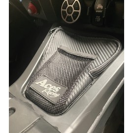 Aces Racing Polaris RZR XP Pro Storage Bags 2020 2021 2022 XP4 (Black, Center Console Bag)