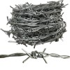 13Gauge Enhanced Barbed Wire 4-Point,Barb Wire,100FT,3.5" Barb Spacing,Fence Wire Roll,Barbed