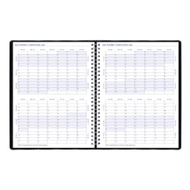 Blueline® 2026 Timanager® Planifi-Action® Weekly/Monthly Planner, Appointment Book, 13 Months, December to December, Twin-Wire Binding, 11" x 8.5", Black, Bilingual (CBBM1.BLK-26)