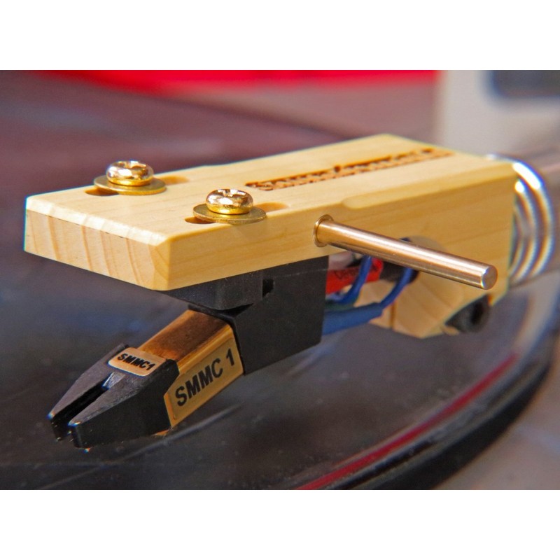 Soundsmith non-magnetic Wood Headshell with Azimuth-Adjust