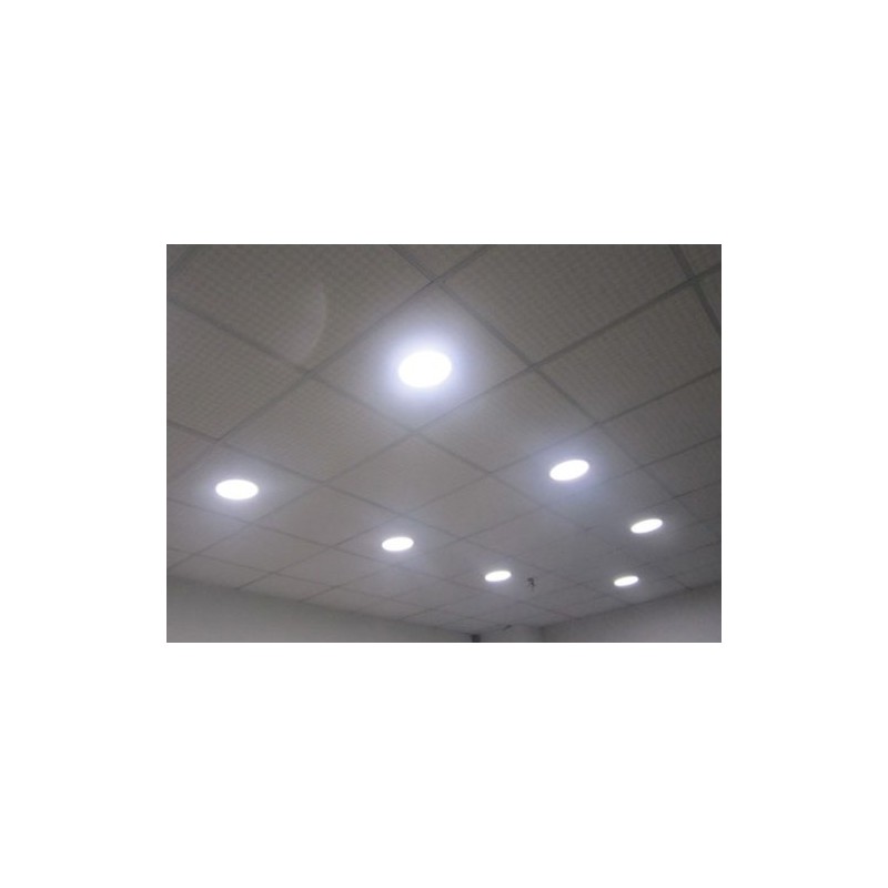 LOWENERGIE 12w LED Round Ceiling Panel Light Recessed Down Lighting,