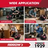 ARROW 12" Tool Tote with Waterproof Hard Base, Electrician Tool