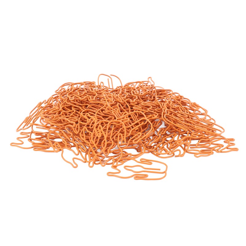 100pcs Paper Clips Cute Duck Shaped Decorative Metal Paperclips with