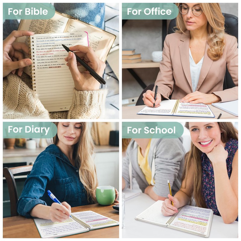 Lined Spiral Journal Notebook for Women & Men, 140 Pages,