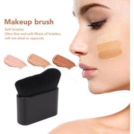 Brocha Autobronceadora, Aplicador de Brocha para Cuerpo y Piernas, Brocha Kabuki para Bronceado Falso y Protección Solar