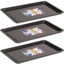 Wham Non-Stick Baking Tray (Set of 3 (32x23x1.5 cm)),F35