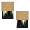 GRSECPO 2 Pack Umpire Plate Brushes - Solid Wood Handle