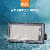 TOPINCN LED Flood Light, 50W 12V Waterproof Bright White Courtyards