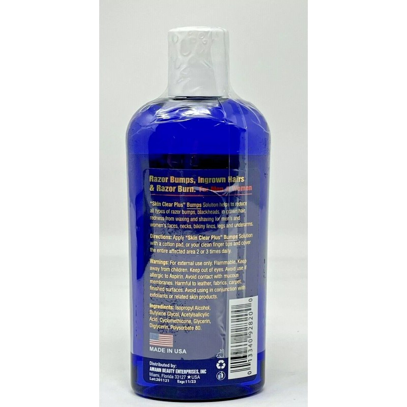 PLUS Skin Clear Plus Bumps Solution Razor Bumps, Ingrown Hairs