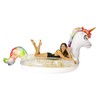 PoolCandy Gigantic Glitter Unicorn Beach & Pool Raft