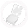 jojofuny 1 Set Mini Beads Storage Box Transparent Jewelry Organizer