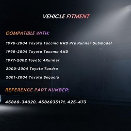 MDRIVEASY Lower Intermediate Steering Shaft Column Fit For Toyota Tacoma RWD Pre Runner Submodel, Tacoma 4WD, 4Runner, Tundra, Sequoia, Replace # 45860-34020 4586035171 425-473