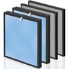 APPLIANCEMATES HSP001 Filter Replacements for Hathaspace Air Purifier HSP001, 4-in-2