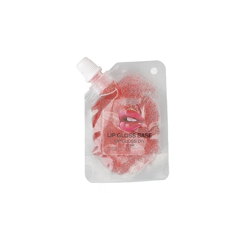Clear Lip Gloss Base , Pearly Moisturizing 20ml Glitter Lip