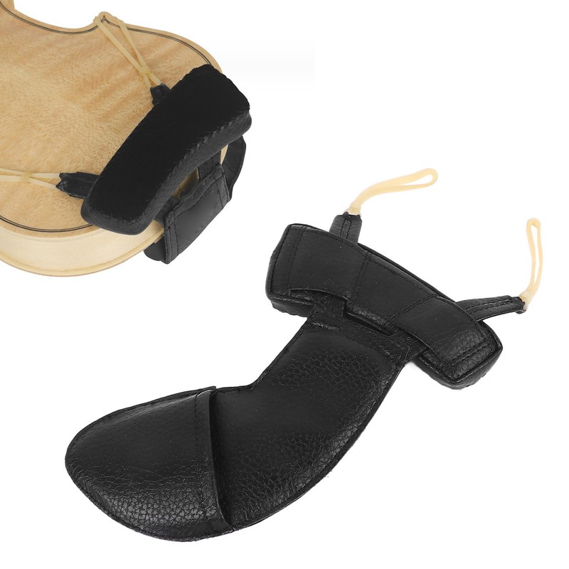 Violin Shoulder Rest Pad Comfortable Sheepskin Adjustable Chin Rest Cover