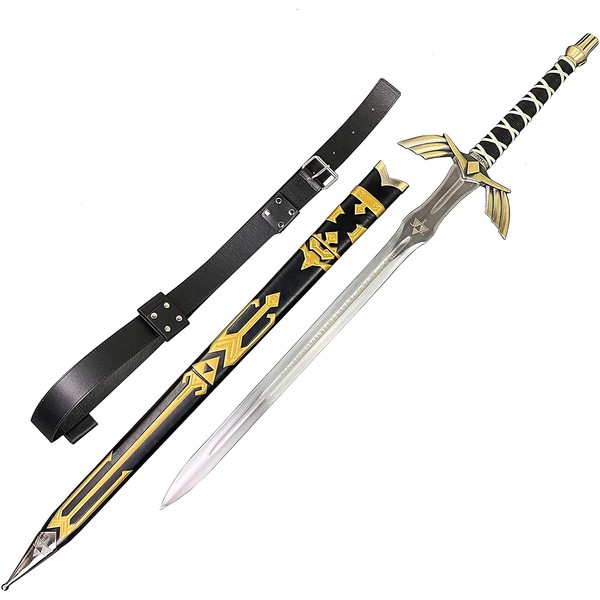 Top Swords Legend of Zelda Full Tang Master Sword SHARPENED Skyward Limited Edition Deluxe w Belt