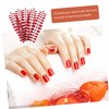 Healeved 120pcs Solid Nails Fake Nail Tips Full Cover Artificial