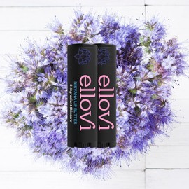 Ellovi Natural Lip Butter Lip Balm - Nirvana - Pure Enough to Eat - Made With Just 6 Vegan Ingredients - 100% Natural & Organic Moisturizing Lip Care for All Day Hydration (2-Pack)