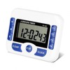 Digital Kitchen Timer, 4-Channel Independent Group Timer Countdown Magnetic LCD