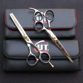 2 Pc CUT Brand Pro Hair Cutting & Thinning German Steel Scissors [2105-2106]